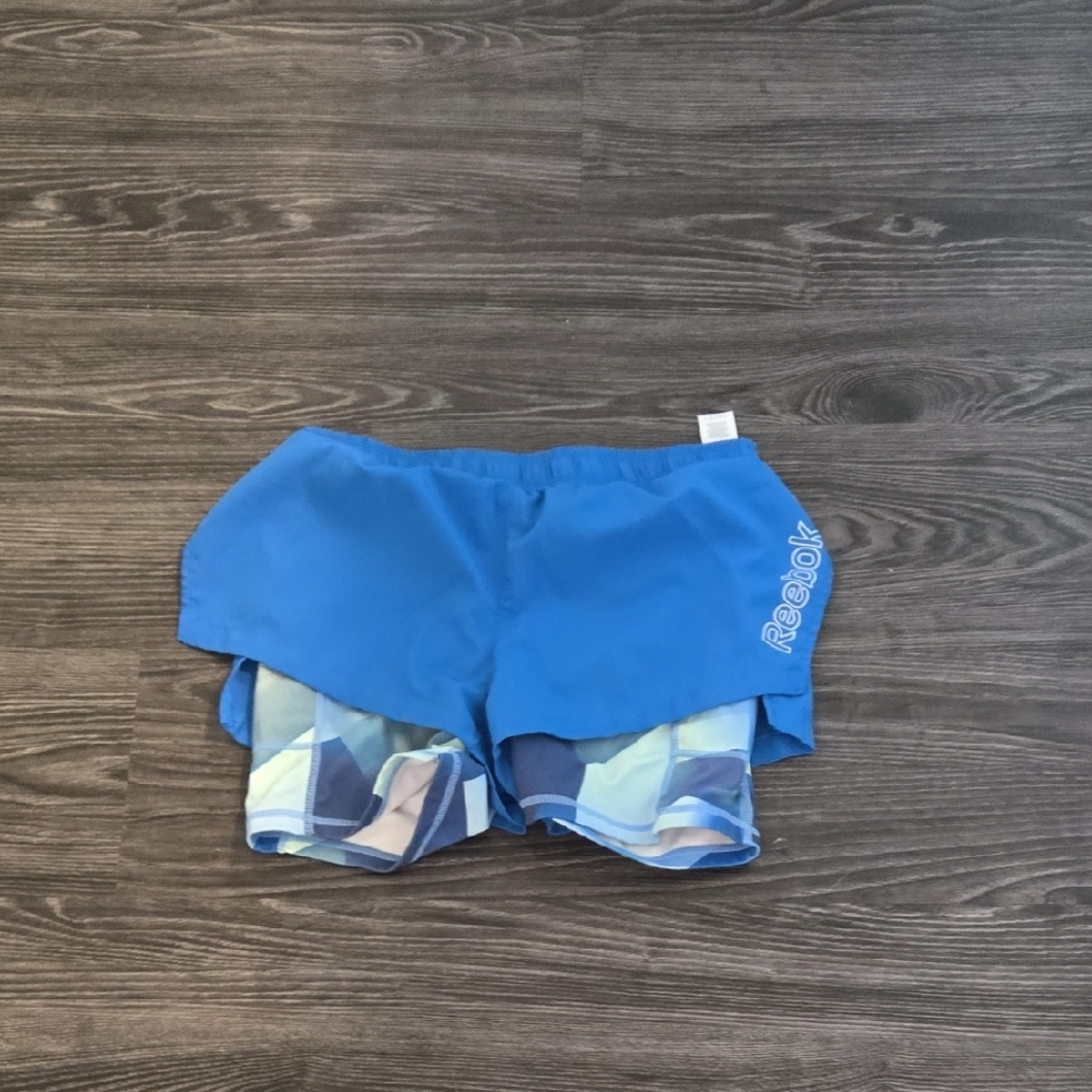 Reebok Kids  Athletic Shorts - Blue and Multicolor
